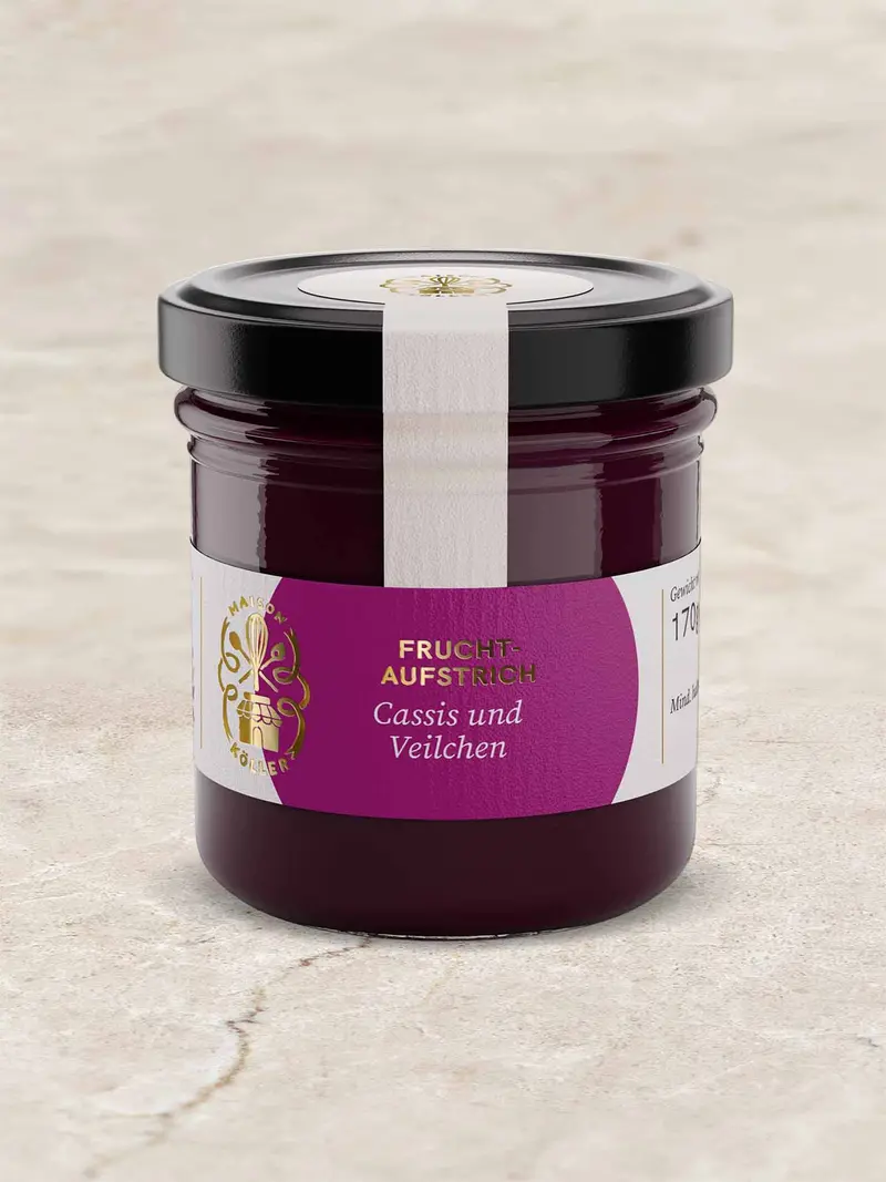 Aufstrich »Cassis und Veilchen«
