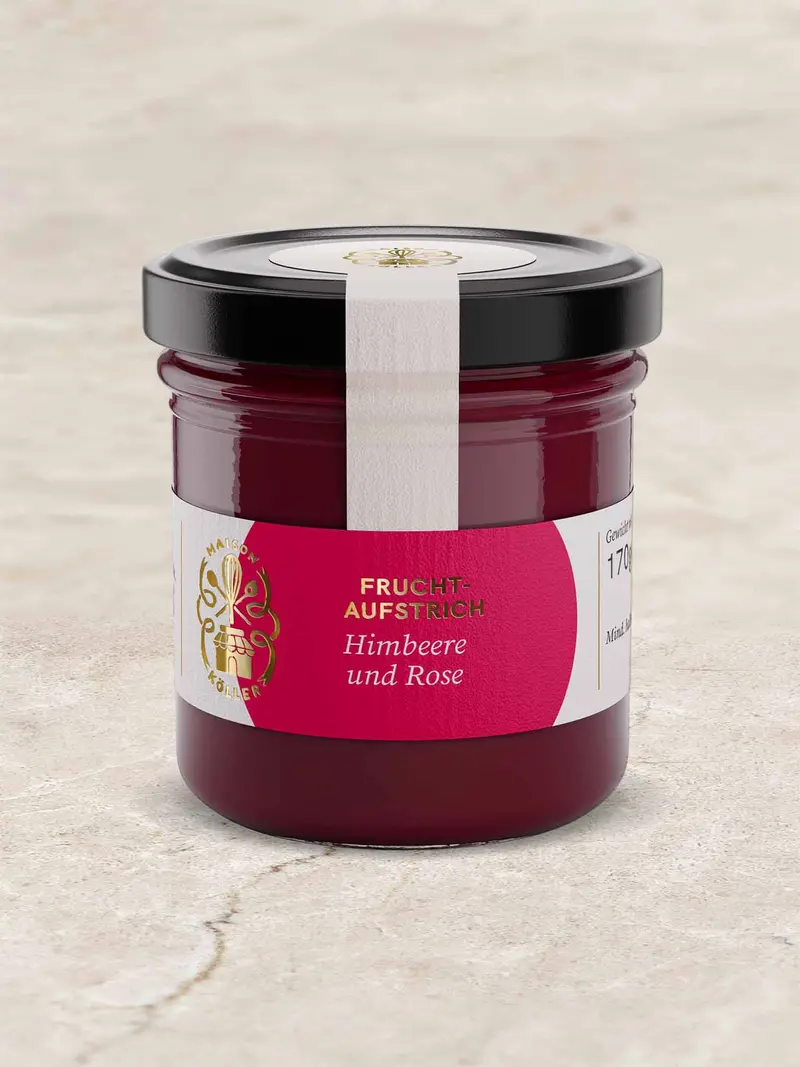 Aufstrich »Himbeere und Rose«