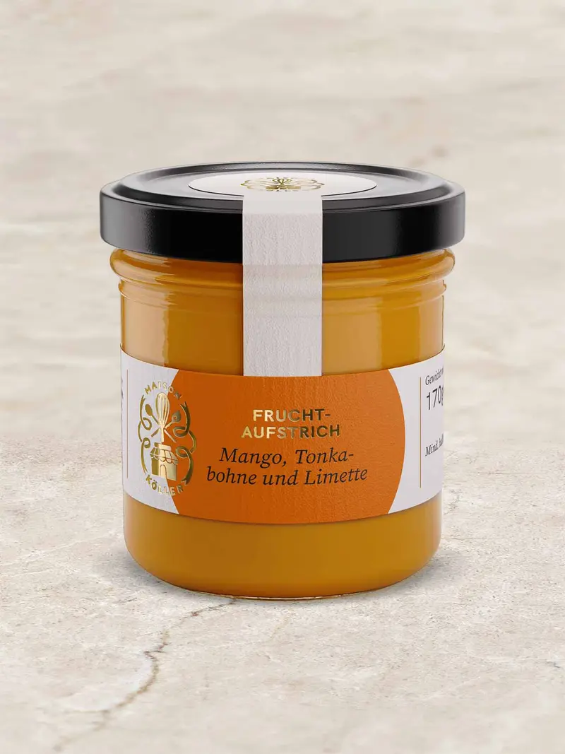 Aufstrich »Mango, Tonkabohne und Limette«