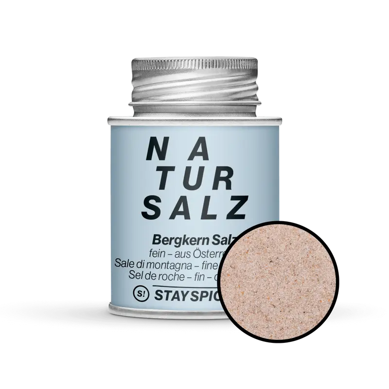 Ausseer Bergkern Salz grau-rosa, fein