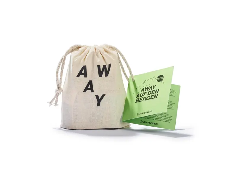 AWAY am Berg | Gewürze Set | 6 Gewürze im Jutebeutel