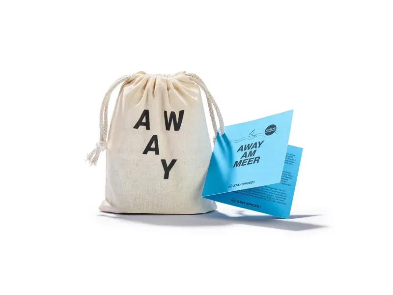 AWAY am Meer | Gewürze Set | 6 Gewürze im Jutebeutel