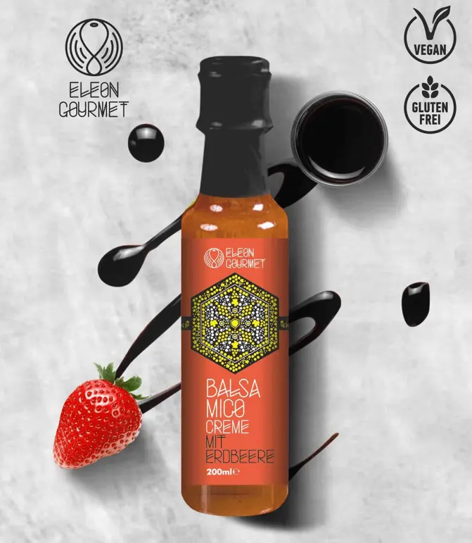 Balsamico Creme mit Erdbeere