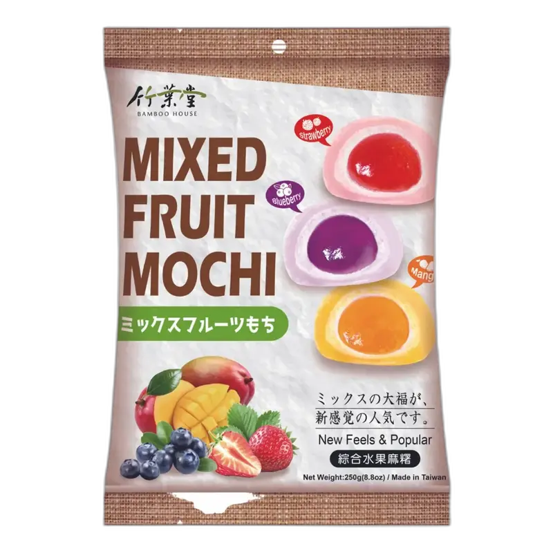 BAMBOO HOUSE Mixed Fruit Mochi 250G