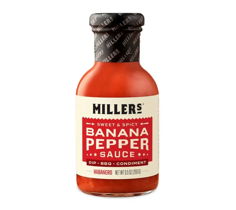 Banana Pepper Habanero Sauce von Miller's