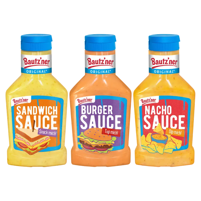 Bautzner 3er Bundle Snack Saucen - 3x 300ml
