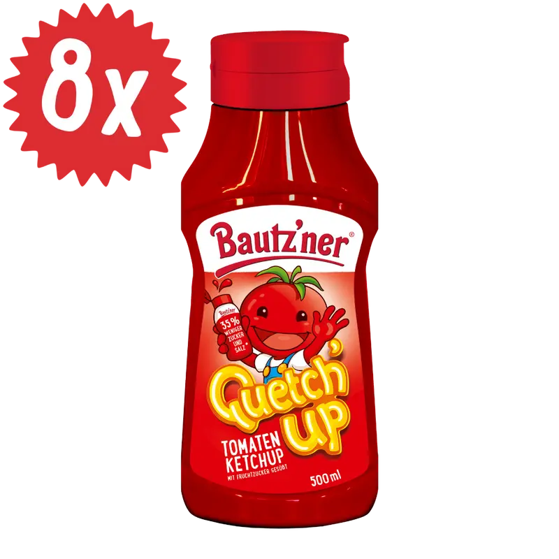 Bautzner Quetsch'Up Tomaten Ketchup - 8x 500ml