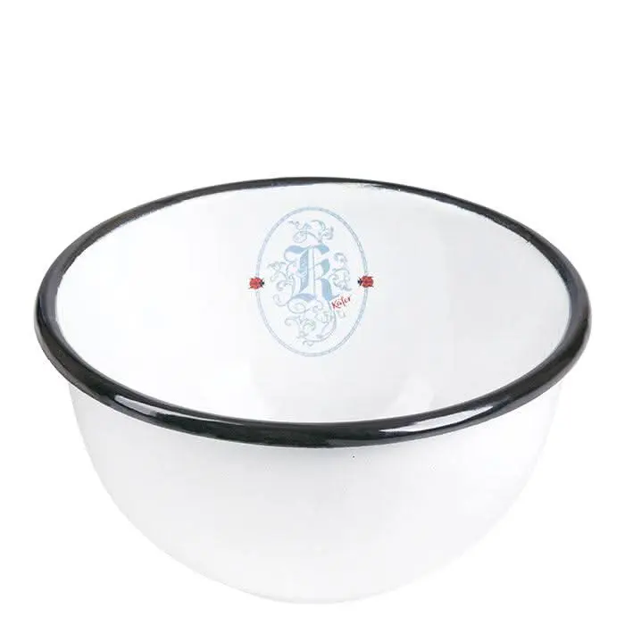 Bayern Emaille Schüssel "K", Ø 14 cm