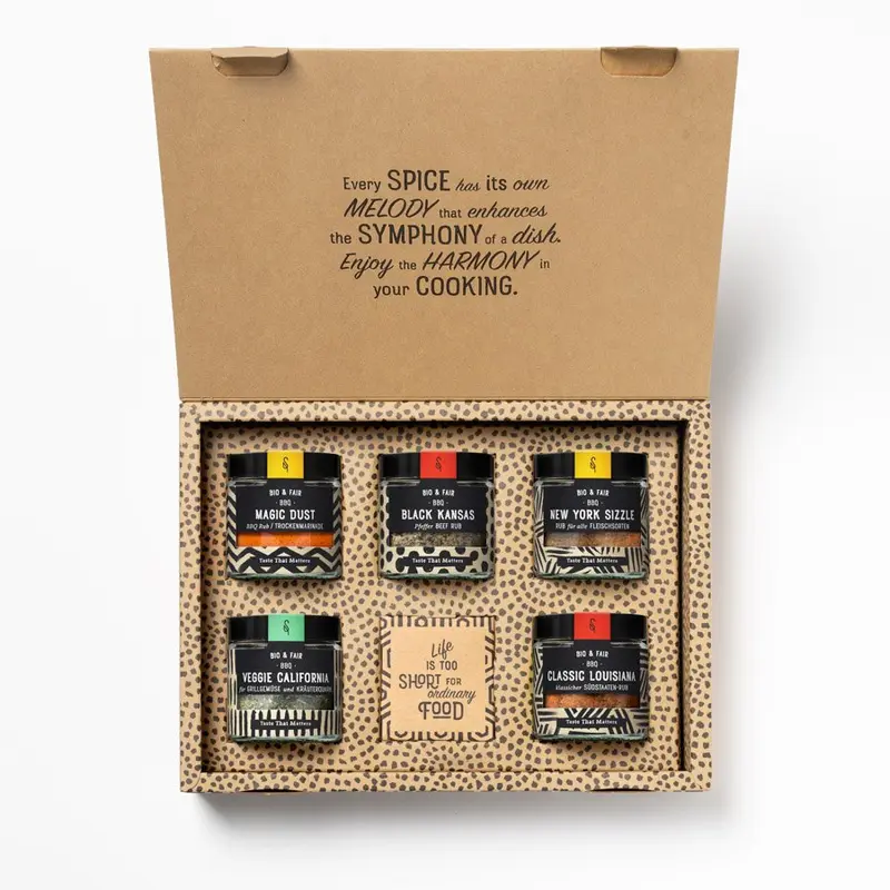 BBQ Gewürze Geschenkbox