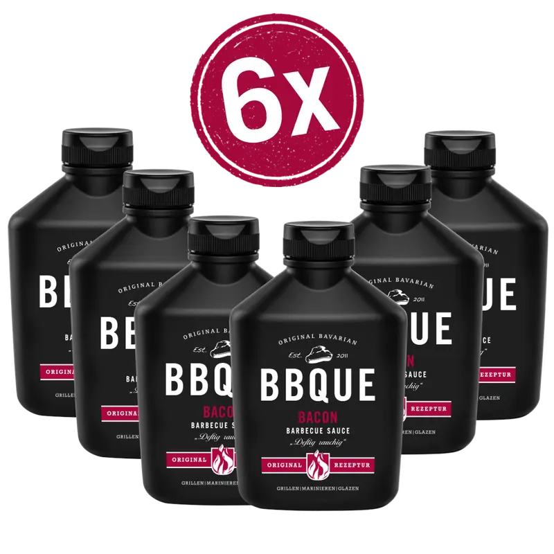 BBQUE Bacon - 6x 400ml