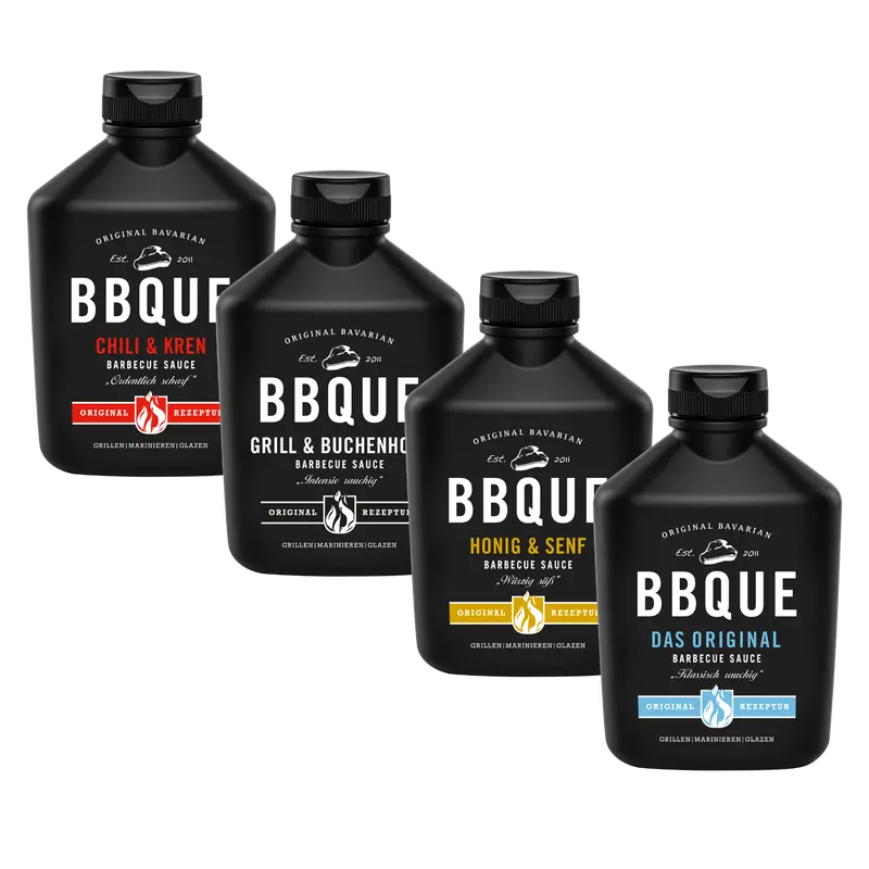 BBQUE Sauce Set Fabulous 4 - 4x 400ml