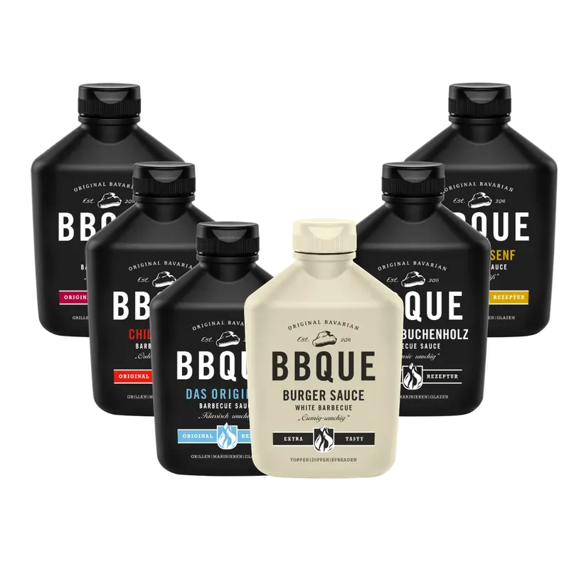 BBQUE Saucenset Sixpack - 6 x 400ml