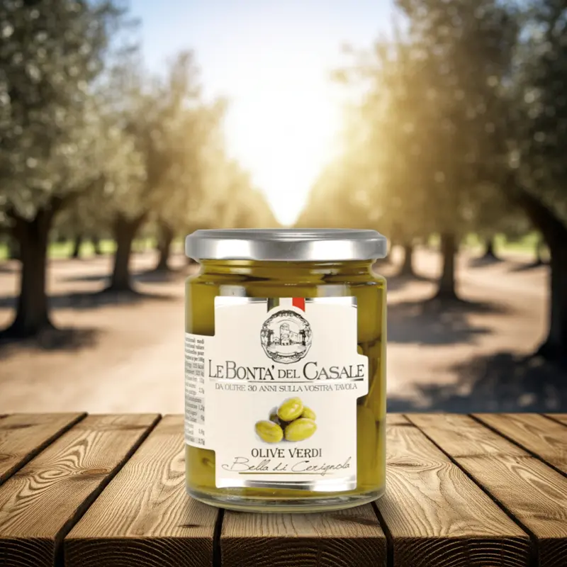 "Bello di Cerignola" - Oliven Verdi - grüne Oliven - 280g