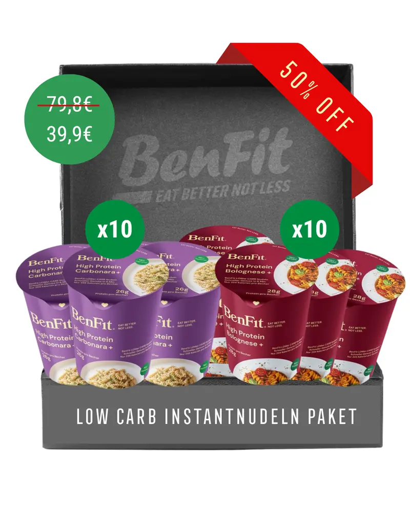 BenFit Low Carb Instantnudeln Vorratsbox