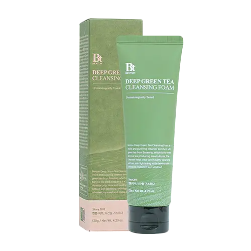 Benton Deep Green Tea Cleansing Foam 100ml