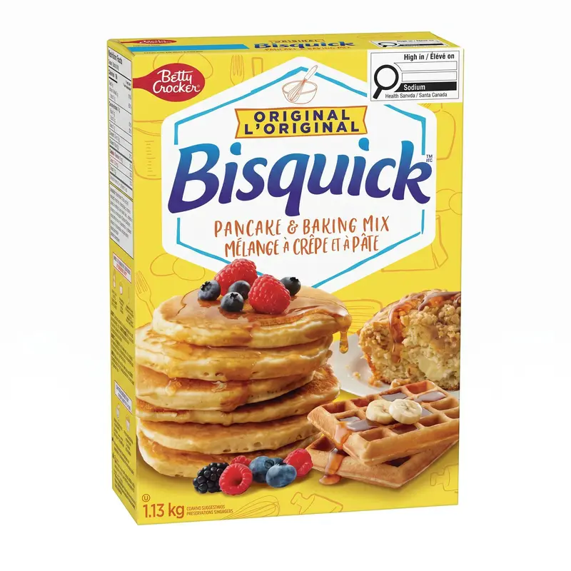 Betty Crocker Bisquick Pancake & Baking Mix Original, Backmischung für Pfannkuchen 1,13 kg