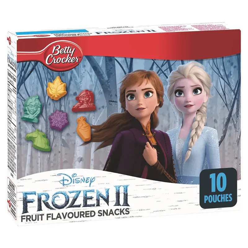 Betty Crocker Frozen II Fruchtgeschmack Snack, Fruchtbonbons 226g