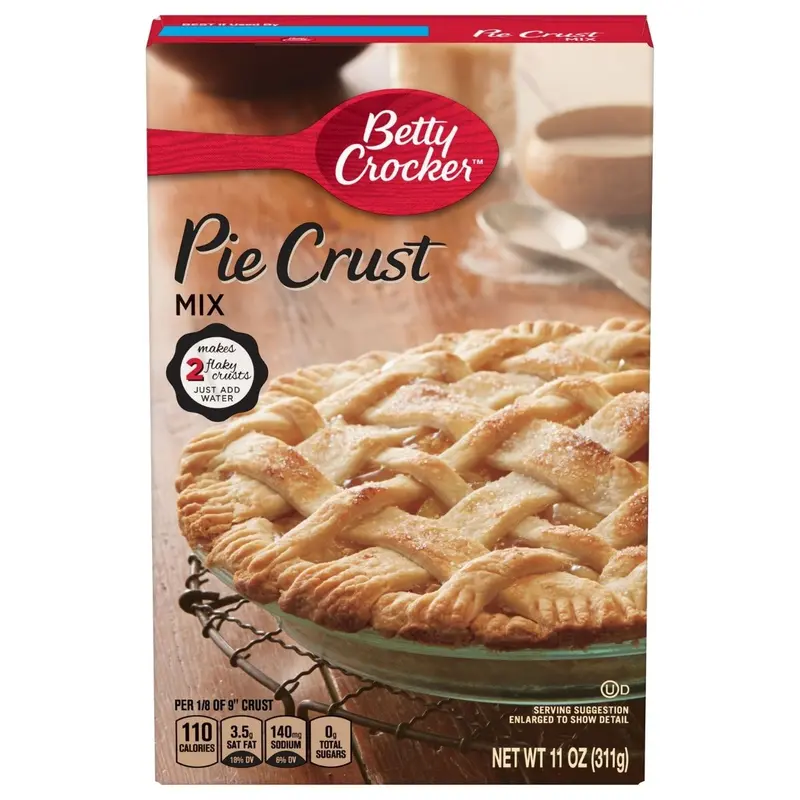 Betty Crocker Pie Crust Mix, Zubereitung für Torten von 311g