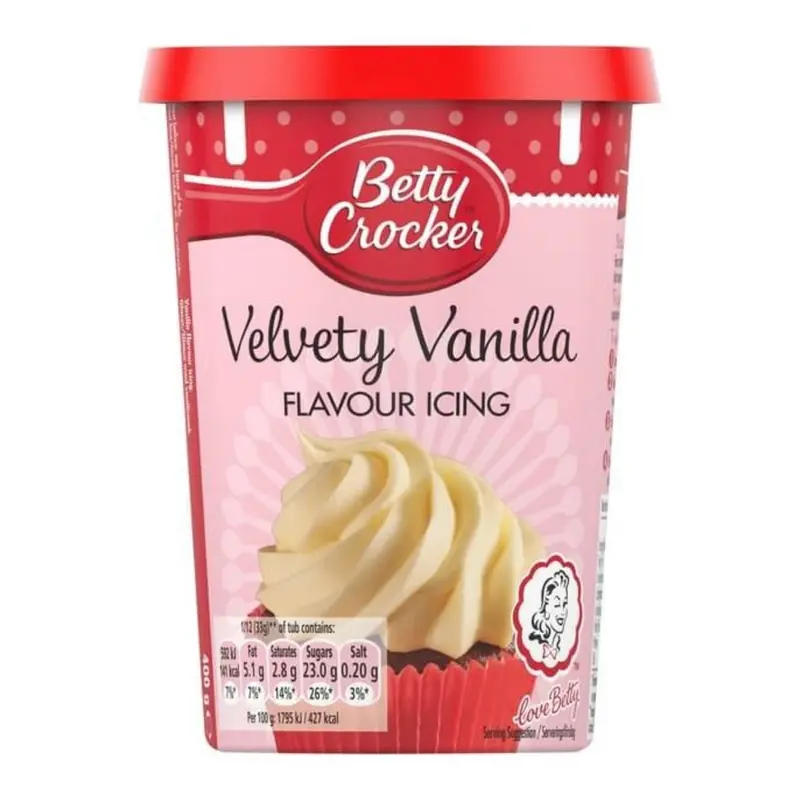 Betty Crocker Vanilla Icing, Vanille-Frosting 400g