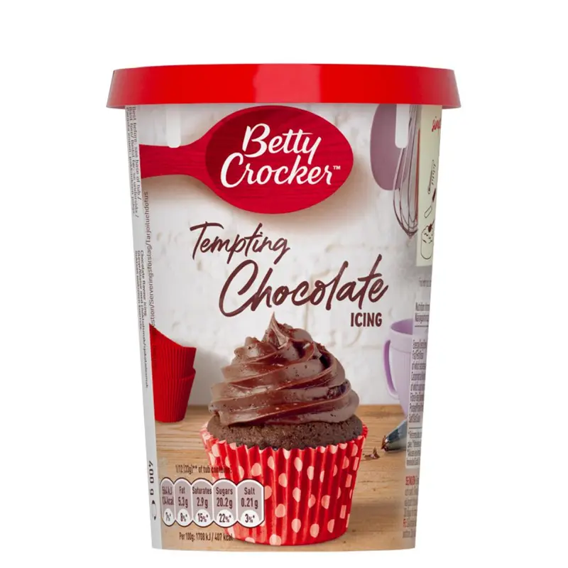 Betty Crocker Verlockendes Schokoladen-Frosting, Zartbitterschokoladen-Frosting von 400g