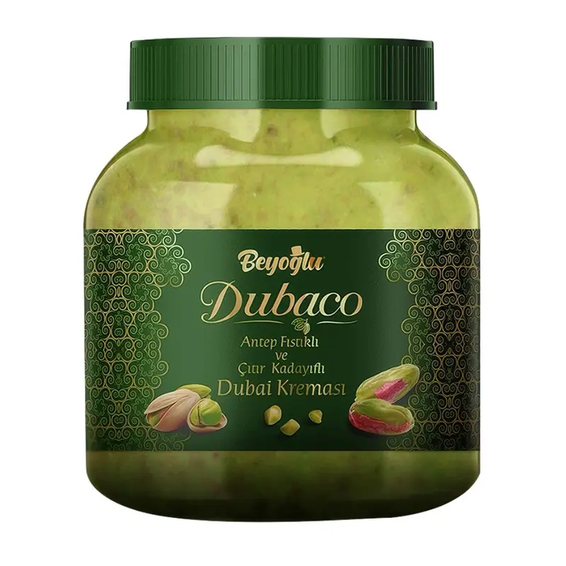 Beyoglu Dubai Chocolate Cream, streichfähige Creme mit Pistazien und knusprigem Kadayif, 300g