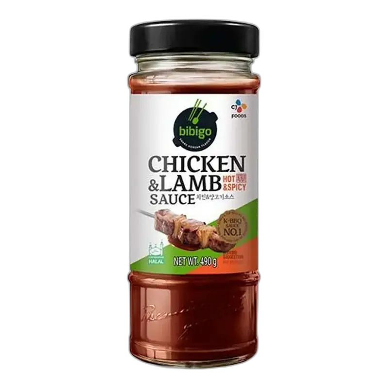 BIBIGO Hühnchen Lamm Sauce Hot&Spicy 500G