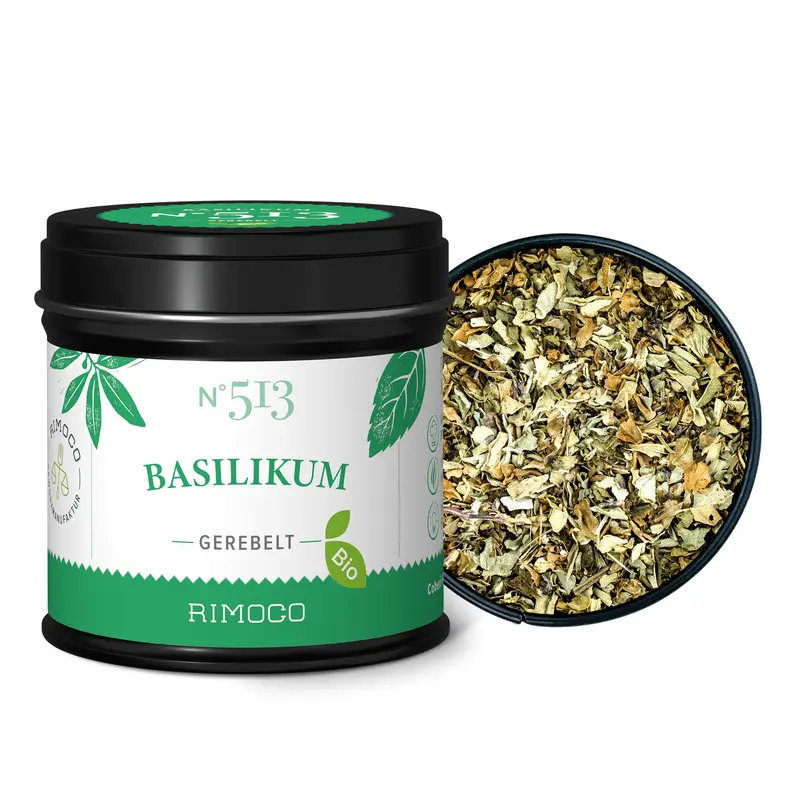Bio Basilikum gerebelt