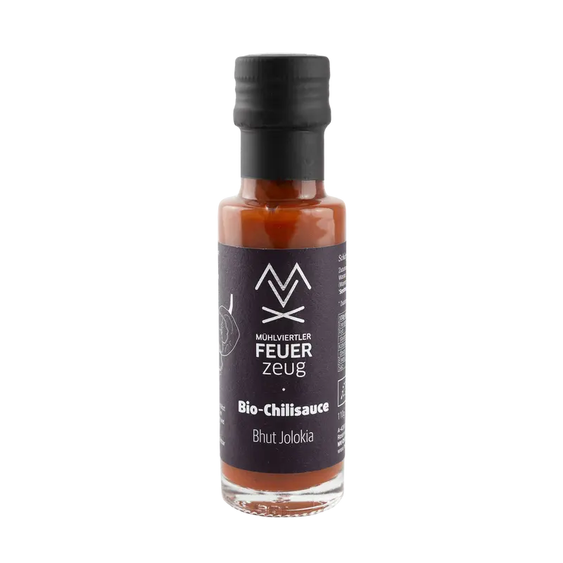 Bio Chili-Sauce - Bhut Jolokia - Mühlviertler Feuerzeug