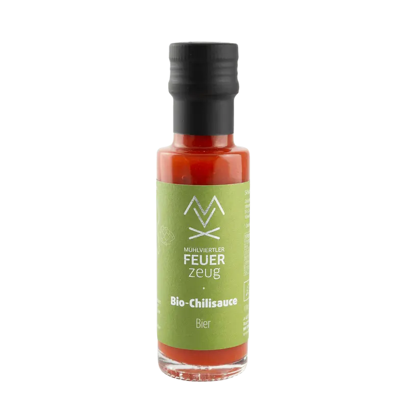 Bio Chili-Sauce - Bier - Mühlviertler Feuerzeug