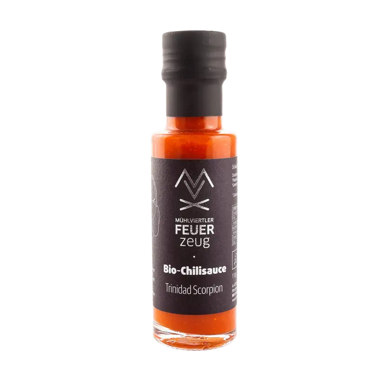 Bio Chili-Sauce - Trinidad Scorpion - Mühlviertler Feuerzeug