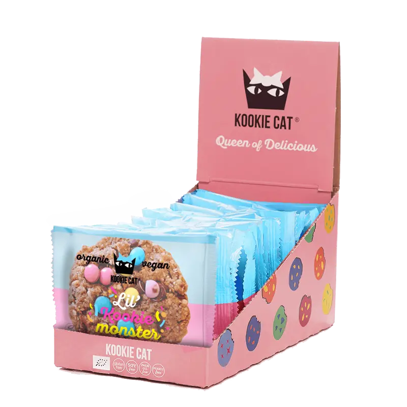 Bio Cookie Lil Monster mit Schokolinsen