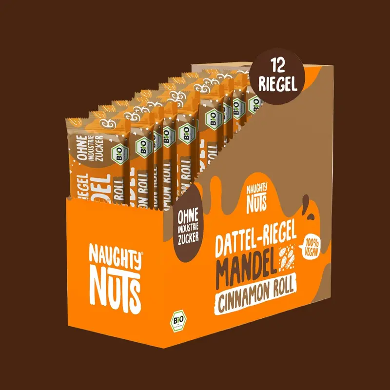 Bio Dattel-Riegel Mandel Cinnamon Roll