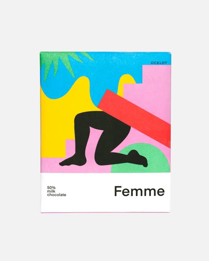 Bio-Dunkle Vollmilchschokolade 55% Femme, 70g