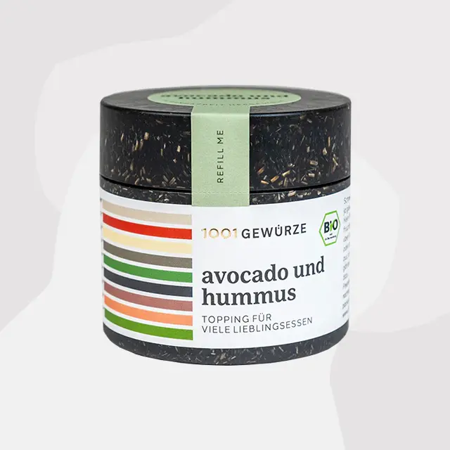 Bio-Gewürzmischung für Avocado und Hummus
