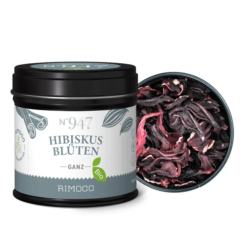 Bio Hibiskusblüten ganz
