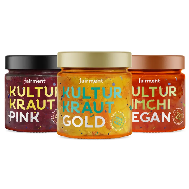 Bio Kultur-Kraut Probiermix (3 x 330g)