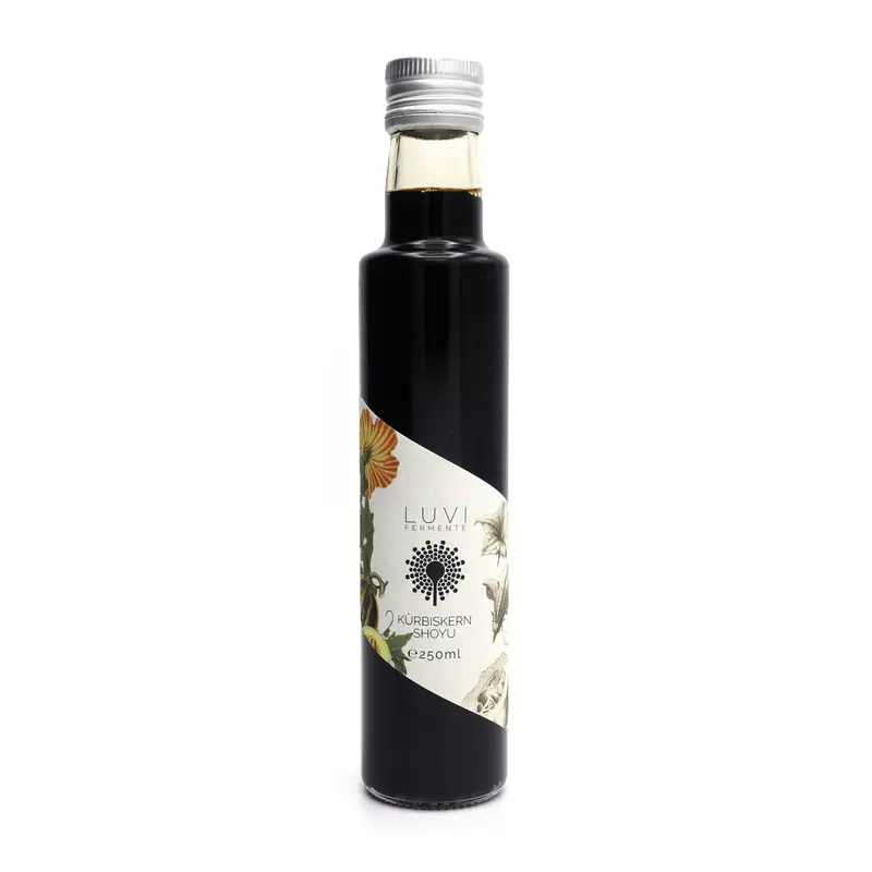 Bio Kürbiskern Shoyu, 250 ml Flasche, Luvi Fermente