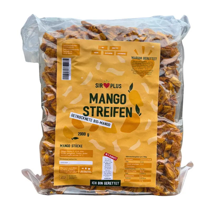 Bio Mango Schnitze getrocknet, 2kg