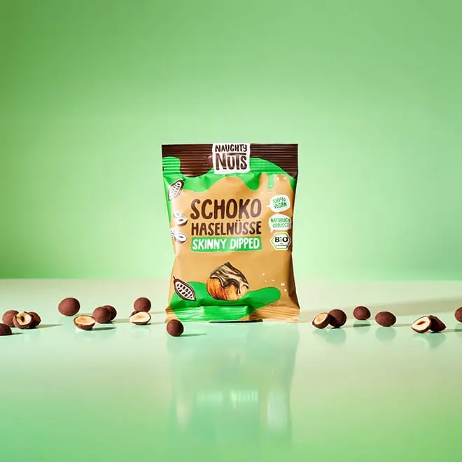Bio Schoko-Haselnüsse (skinny dipped) - 10er Box