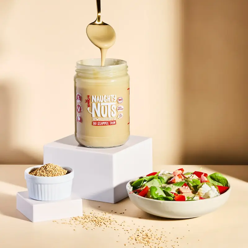 Bio Sesammus Tahin weiß (500g Glas)