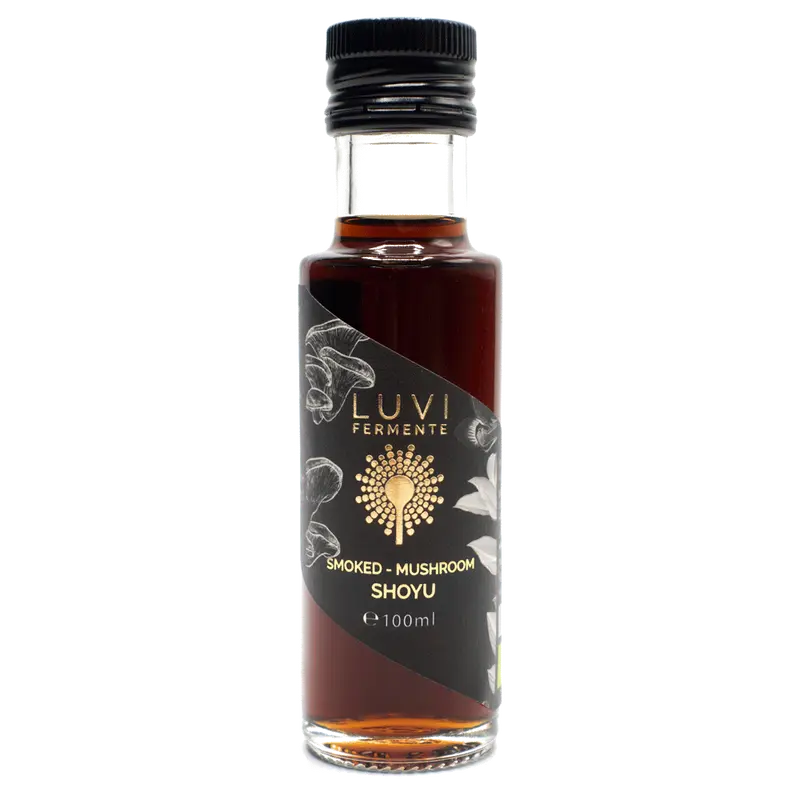 Bio Smoked Mushroom Shoyu, 100ml Flasche, , Luvi Fermente