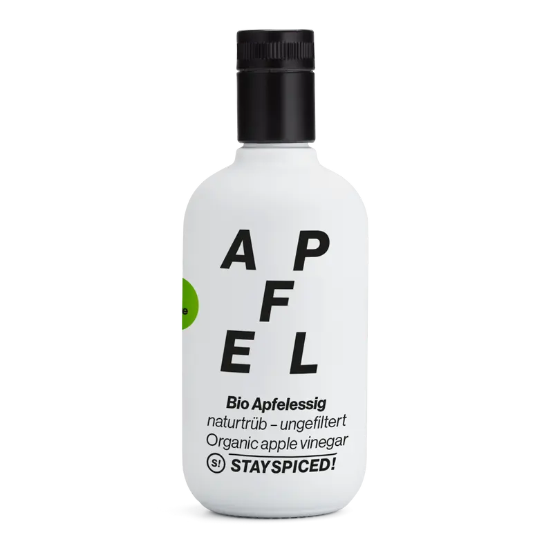 BIO STAY SPICED ! Apfelessig - naturtrüb - ungefiltert