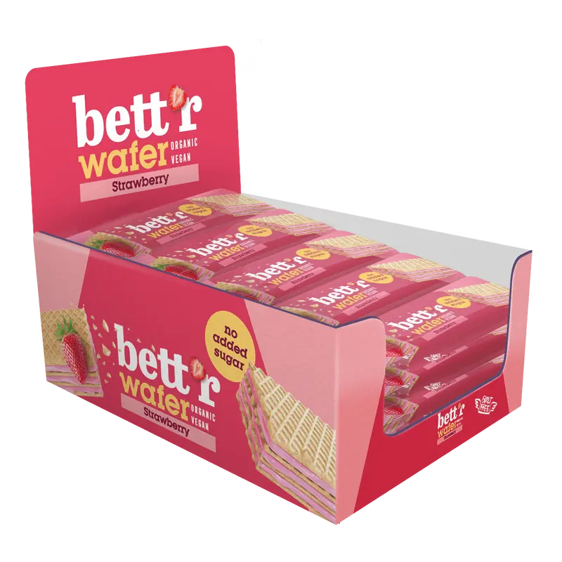 Bio Waffel mit Erdbeer-Cashew Creme