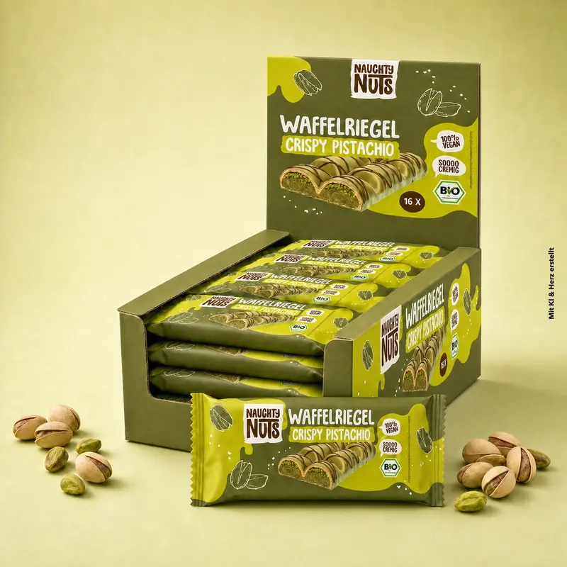 Bio Waffelriegel Crispy Pistachio