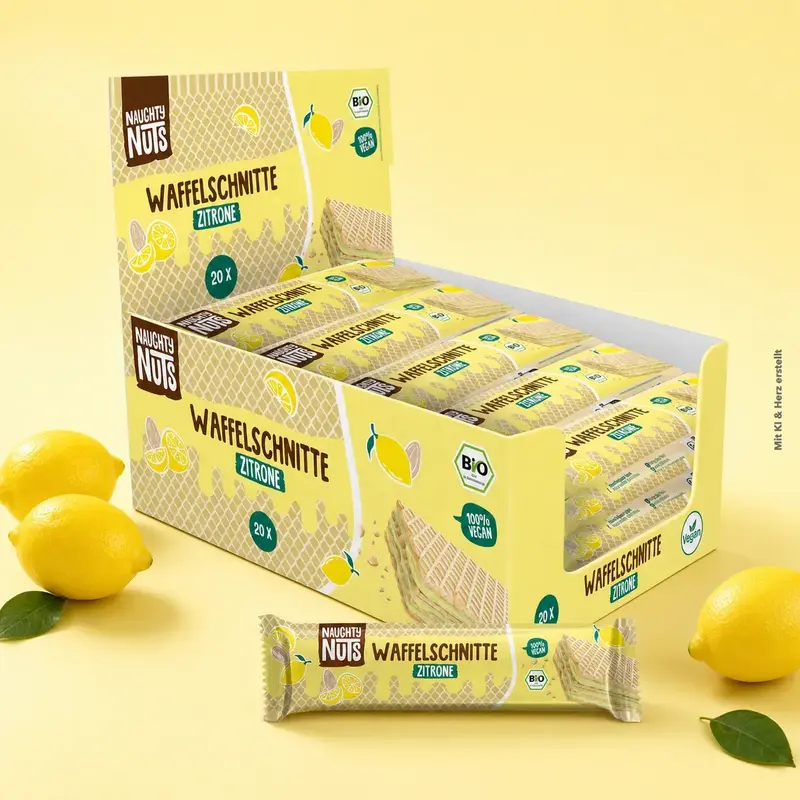 Bio Waffelschnitte Zitrone