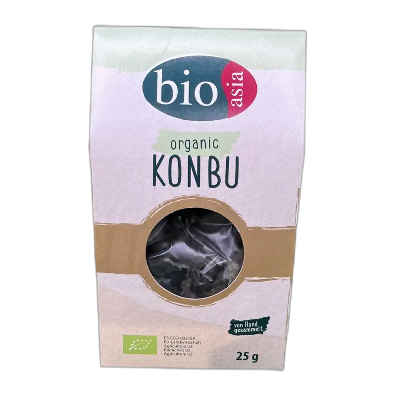 BIOASIA Organic Konbu 25G Bio Goldener Blatttang