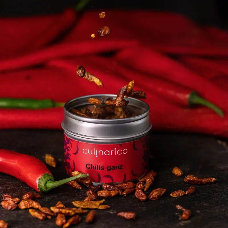 Bird eyes Chilis ganz, bio | 120.000 Scoville | säuerlich/ fruchtiger Abgang