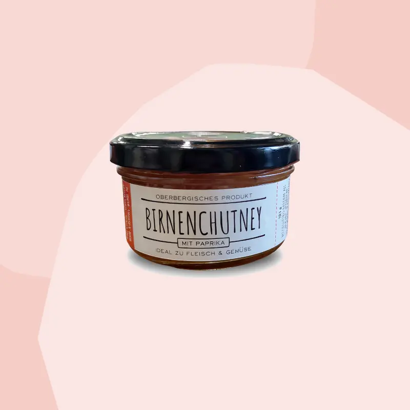 Birnen Chutney mit Paprika