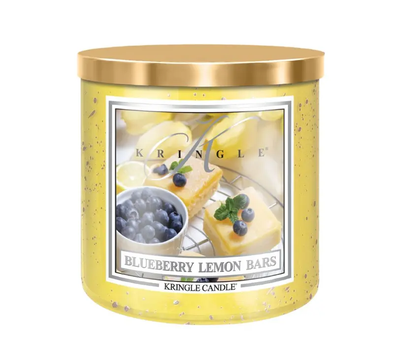 Blueberry Lemon Bars von Kringle Candle (16.5oz-Glas, 2-Docht)
