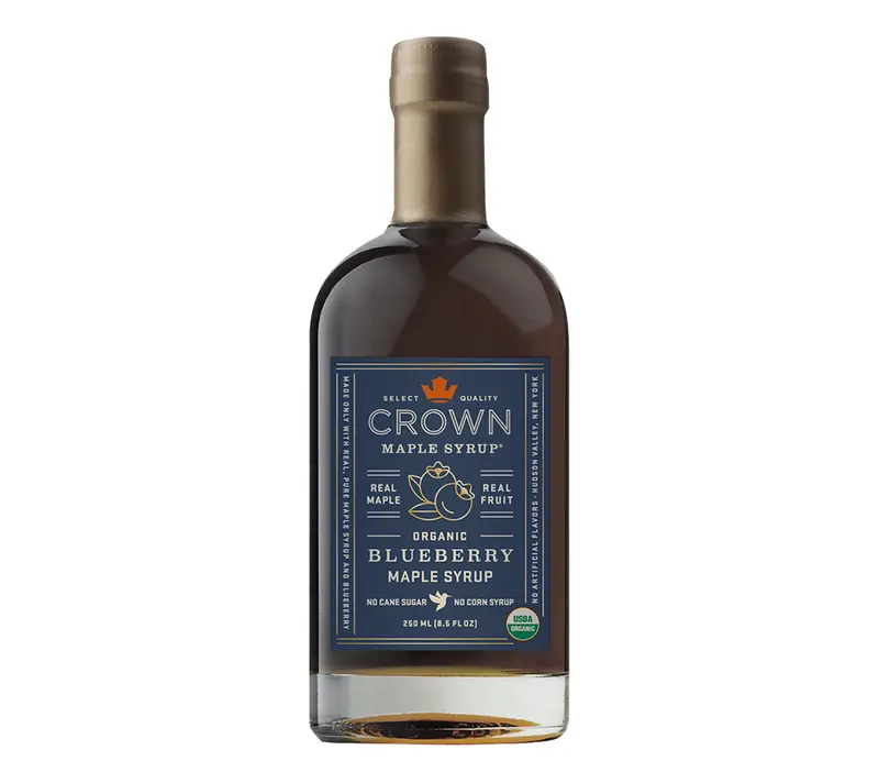 Blueberry Maple Syrup von Crown Maple (Ahornsirup - 250 ml Glasflasche)